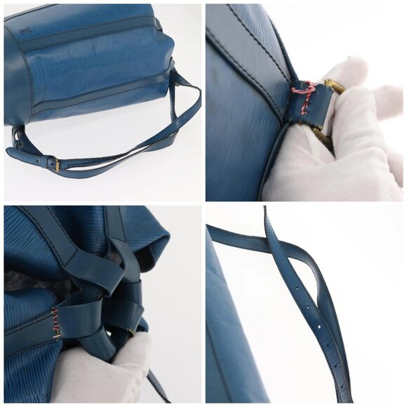 LOUIS VUITTON Epi Randonnee GM Shoulder Bag Blue M43085 LV Auth 148058 - Picture 16 of 16